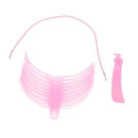 Healeved 3sets Portable Eyebrow Stencils Brow Templates for Easy Makeup Application Shapes Included for Beginners and Professionals Made from Wear-resistant