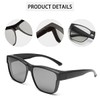 Long Keeper Polarized Wear Over Glasses Sunglasses Women Men Fit