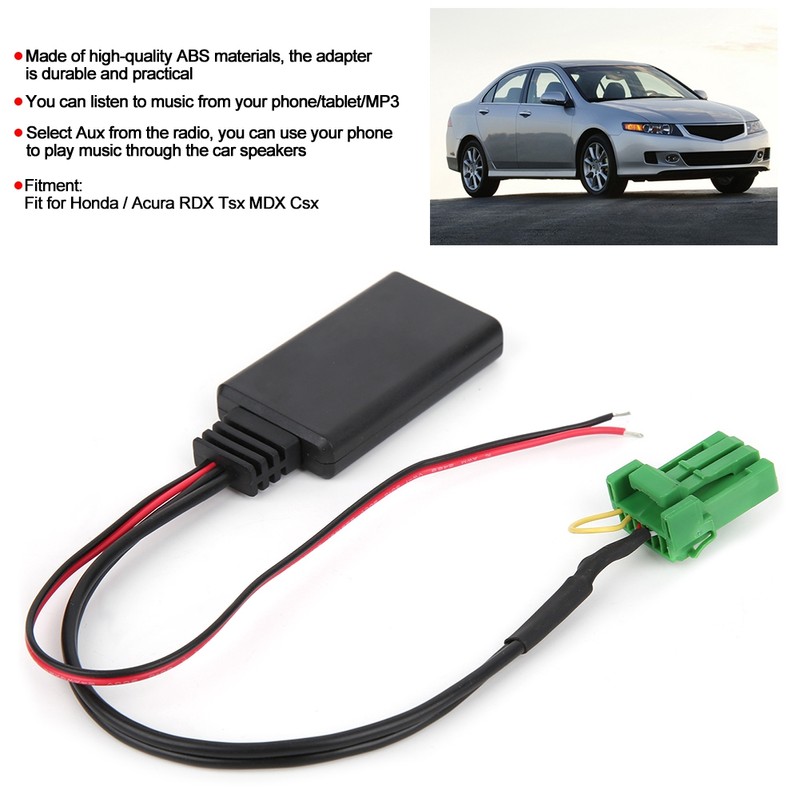 Car Bluetooth Module Audio Microphone Handsfree MIC AUX Music Adapter