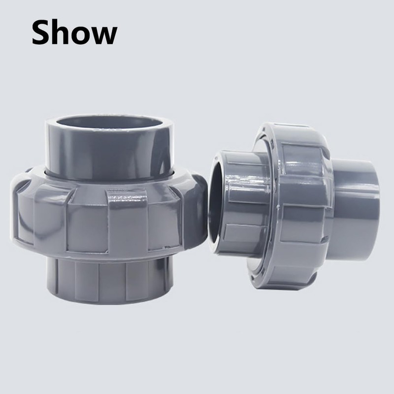 63mm x 63mm PVC Pipe Fitting Union Connector Solvent Socket,