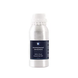 Mystic Moments | Peppermint Arvensis Essential Oil 1Kg - Pure & Natural Oil for Diffusers, Aromatherapy & Massage Blends Vegan GMO Free