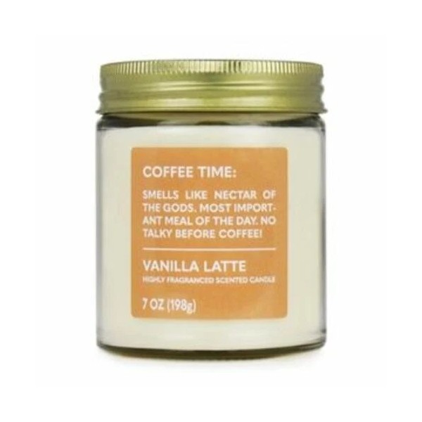 Star Candle Coffee Time Candle, 7oz, Single Wick, Vanilla Latte