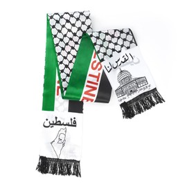 2 Pack Palestine Flag Scarf Neck Scarf Palestinian Scarf Arab Gifts Palestine Bandana 6 X 53 Inch