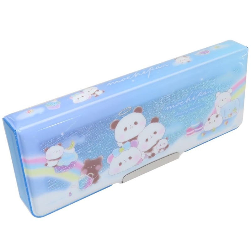 Mochi Panda Pencil Case, Compact Double-Sided Opening Pen Case /