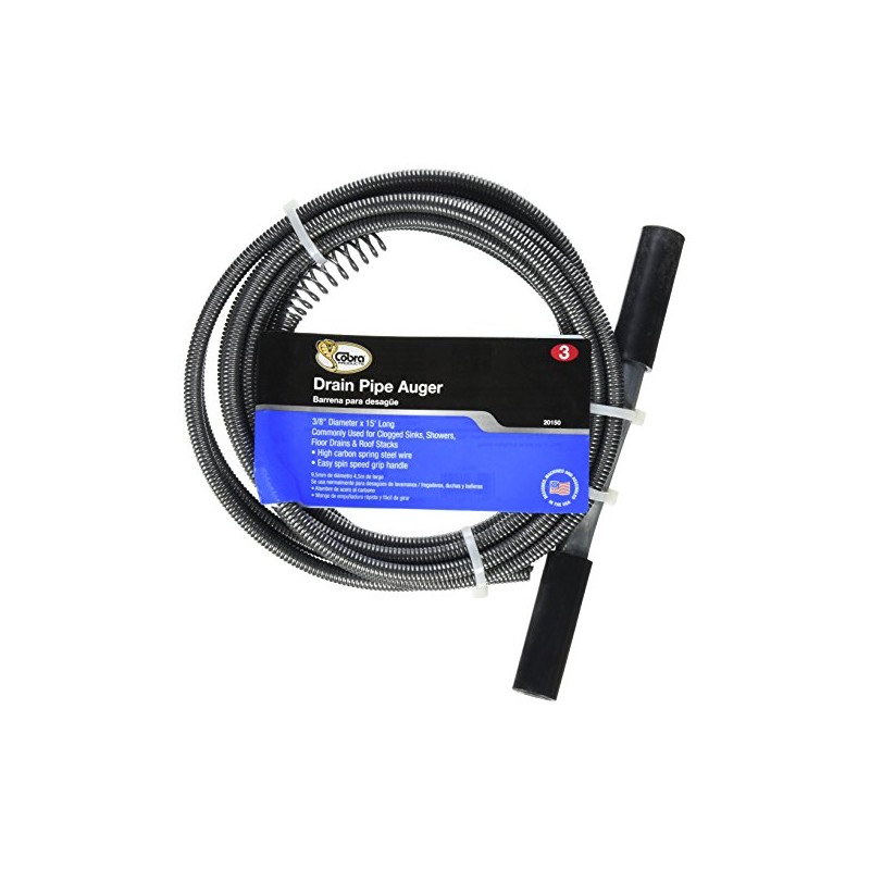 Cobra Products CO 20150 3/8x15 Wire Drain Auger