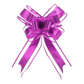 uxcell 10pcs 6 Inch Large Pull Bow Gift Wrapping Organza Bows Ribbon Rose Red for Wedding Baskets Presents Christmas