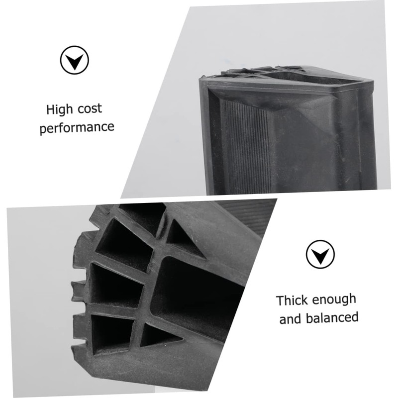 OSALADI 4pcs Non-Slip Ladder Feet Covers Durable Ladder Leg Pads