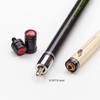 Collapsar CH03 Pool Cue with Soft Case,Green Curly Maple with