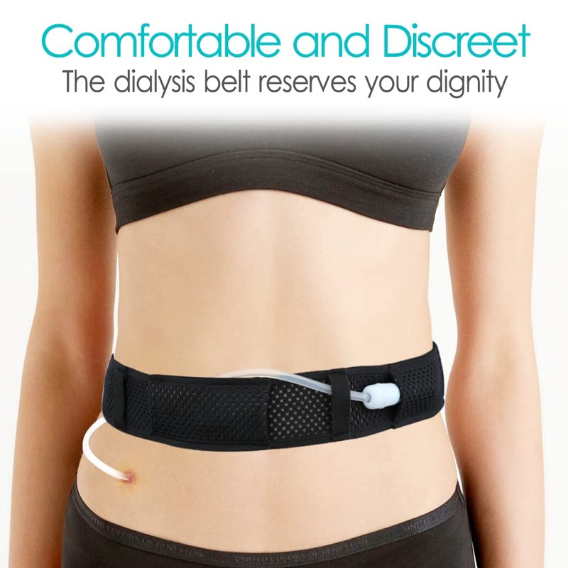 Mesh Breathable PD Belt Peritoneal Dialysis Catheter Accessories Supplies Soft