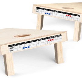 Play Platoon Cornhole Metal Scoreboard with Magnetic Score Keepers for Corn Hole Boards Horizontal Horizontal 2 Pack