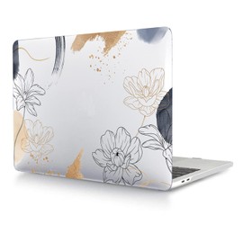 Case Compatible with MacBook Air 13 Inch 2020 2019 2018 Release A1932 A2179 A2337 M1 with Retina Display and Touch ID, Ultra Thin Plastic Hard Case Protective Case, Flowers