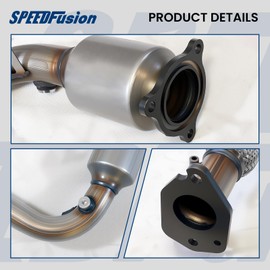 SPEEDFusion Front Catalytic Converter Compatible with 2012 2013 2014 2015 Captiva Sport, 2010-2017 Equinox, 2010-2017 GMC Terrain 2.4L L4 Catalytic Convertor 16796 16581 (EPA Compliant)