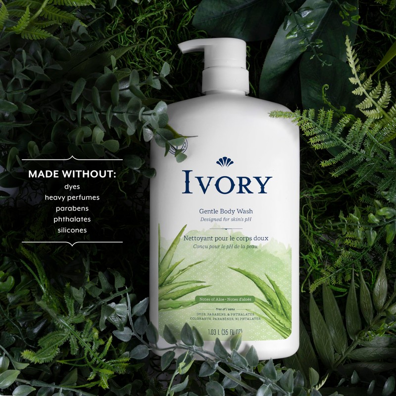 Ivory Gentle Body Wash, Designed for the Whole Family, Free