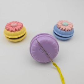 1 Pcs Macaron Multifunction Needle Sharpener,Sharp Sharpener Tool,Sewing Notions,Pin Sharpeners for Sewing Needle Craft (Purple)