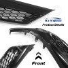 Parrilla de parachoques superior delantera negra para Toyota Camry SE
