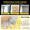 Mardatt 20 Pack Curtain Grommets 1.6 Inch Inner Diameter Silencing
