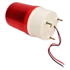 Luces Estroboscópicas para Camiones, Luz Estroboscópica con LED, Luces de Emergencia para Vehículos Luces Intermitentes, Estroboscópica Giratoria 120db Luz de Sonido Alarma Abs