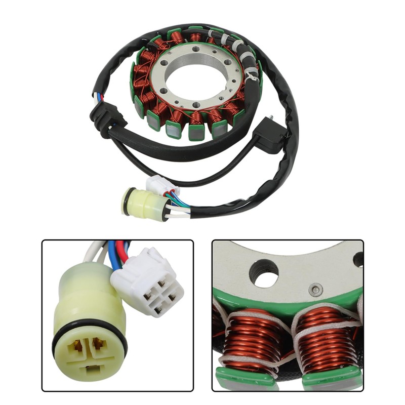 Silscvtt Ignition Coil Regulator Relay Stator Kit Replacement for Yamaha