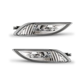 AUTOWIKI LED Fog Light Assembly for 2006-2010 Toyota Sienna With Clear Lens 2PCS OEM Replacement Driving Fog Lamps with Switch and Wiring Kit