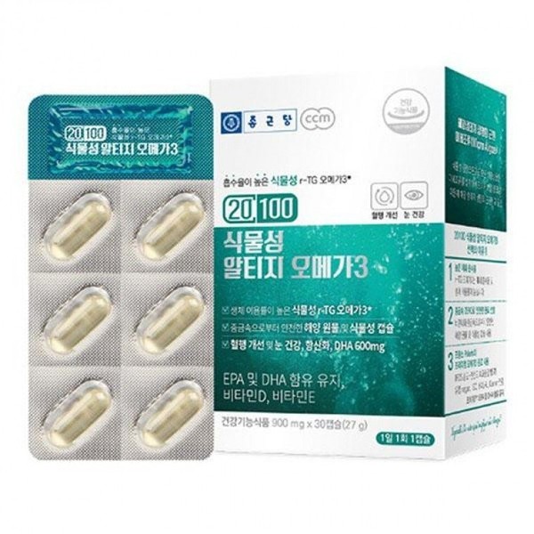[On Sale] Chong Kun Dang 20100 Vegetable Altige Omega 3 EPA DHA Vitamin DE Antioxidant Improves blood circulation Good absorption