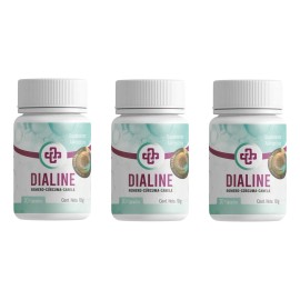 3 Pack Dialine Para Normalizar Glucosa En Sangre 20 Caps Sfn
