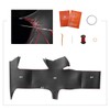 MEWANT - Funda para volante de piel negra para Honda