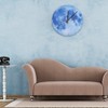 1Pc Moon Design Wall Hanging Clock Silent Watch for Living
