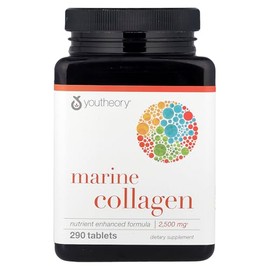 Youtheory Marine Collagen Enhanced Formula Type 1 3-290-Tablets by Youtheory