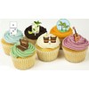 12 Puerto Rico Party Cupcake Toppers Food Picks Party Decorations