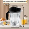For Vitamix 64oz Low-Profile Blender Pitcher, Replacement for Vitamix 750