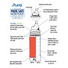 Pura Kiki Stainless Steel Sippy Bottle 325ml - Unicorn V2