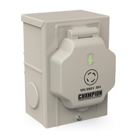 Champion Power Equipment 30A 125/250V Power Inlet Box