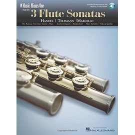 3 Flute Sonatas - Handel, Telemann, Marcello: Music Minus One Flute