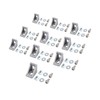 Bohaner 10x 2020 Aluminum Extrusion Angle Mounting Brackets, L Shape