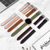 YLK Leather Strap for Garmin Vivomove 3S/Vivoactive 4S, Garmin Venu