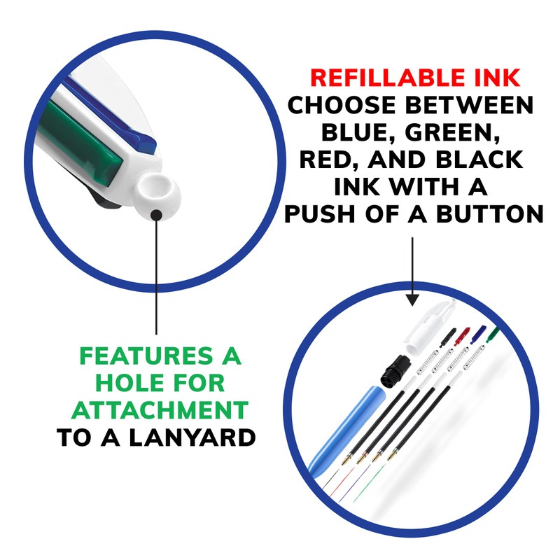 Bic,12 Count (Pack of 1),MM11 4-Color Ballpoint Pen, Medium Point