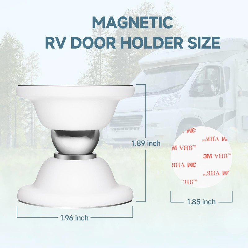 EJYTRVT RV Door Holder Magnetic Baggage Door Catch Latch for
