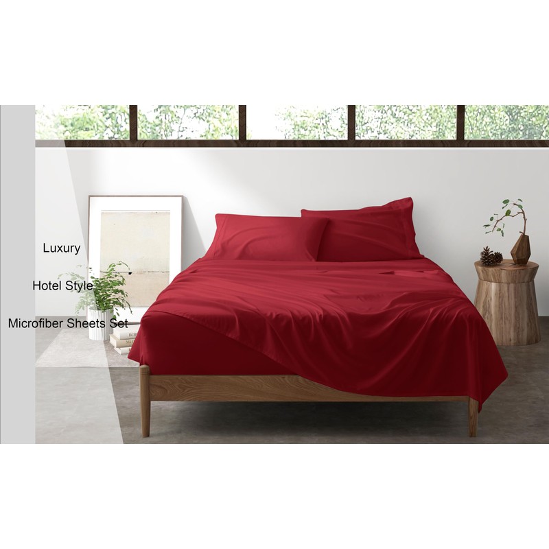Lanest Housing Twin XL Sheet Sets, 2400 Thread Count Soft