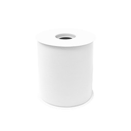 Craft and Party, 6" by 200 Yards (600 ft) Fabric Tulle Spool for Wedding and Decoration. Value Pack. (White)