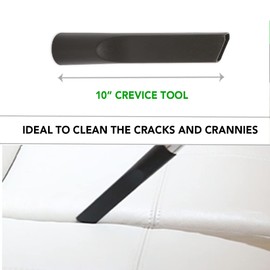 Ovo Set 4PCS Universal Vacuum Cleaner Accessories-Dusting, Crevice, Board Caddy Tool, Upholstery Brush, 1 1/4 inch (32mm) Inner Diameter, Fits All, Black