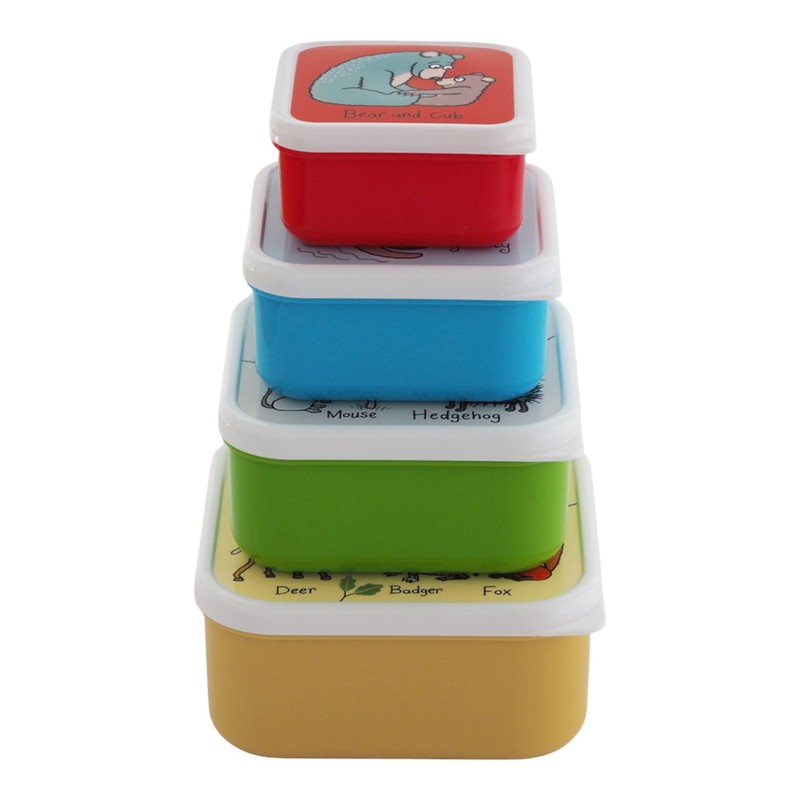 Tyrrell Katz Kids Snack Boxes with Woodland theme Print -