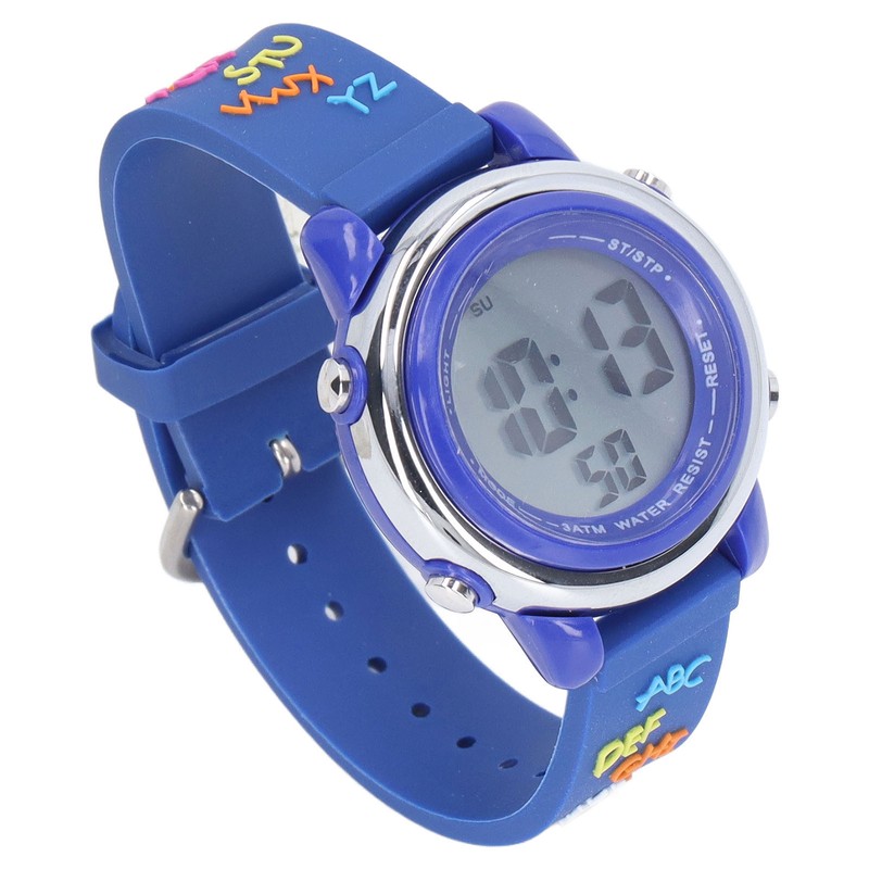 Cartoon Kids Watch Waterproof LED Backlight Electronic Child Watch with