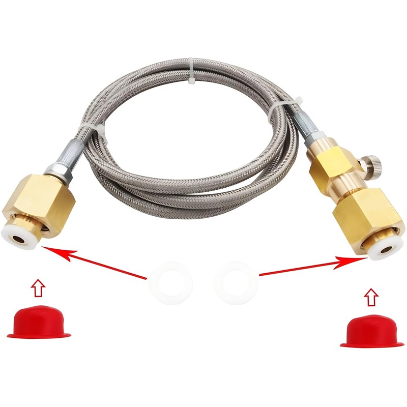 Co2 Tank Cylinder Refill Station Filling Charging Adapter With 60