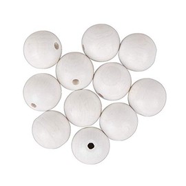 Rayher Sfere Forato Fsc 100%, Opaco, 20Mm Ø, Bianco, Bus.Blis. 8Pz, 63075102