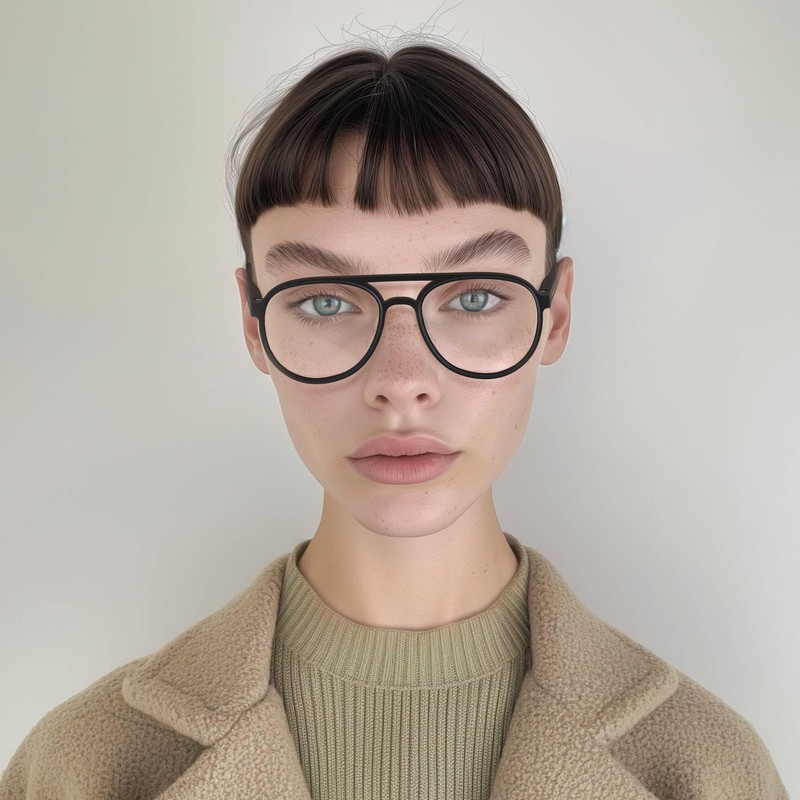 LONDON MOLE Pilot Blue Light Safety Glasses | Cool Blue