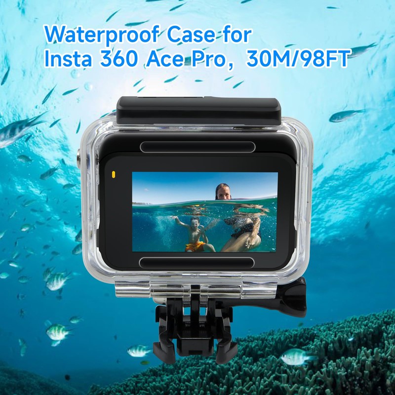 SHOOT Waterproof Housing Case for Insta 360 Ace Pro Diving