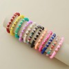 HYHONEY 12pcs/set Heishi Bracelet Surfer Bracelets for Women Stackable clay