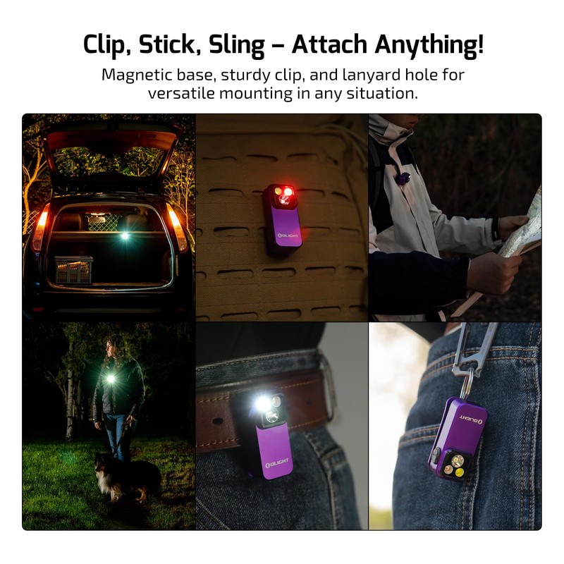 OLIGHT Oclip Pro Max Throw 120 Meters EDC Clip-on Light