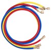 3Pcs AC Charging Hose Detection Liquid Filling Refrigerant Pipe 3Colour