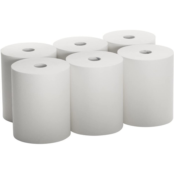 EnMotion Compatible High Capacity Paper Towels, 10" x 800' Roll, White, (6 Rolls of Approx. 800')
